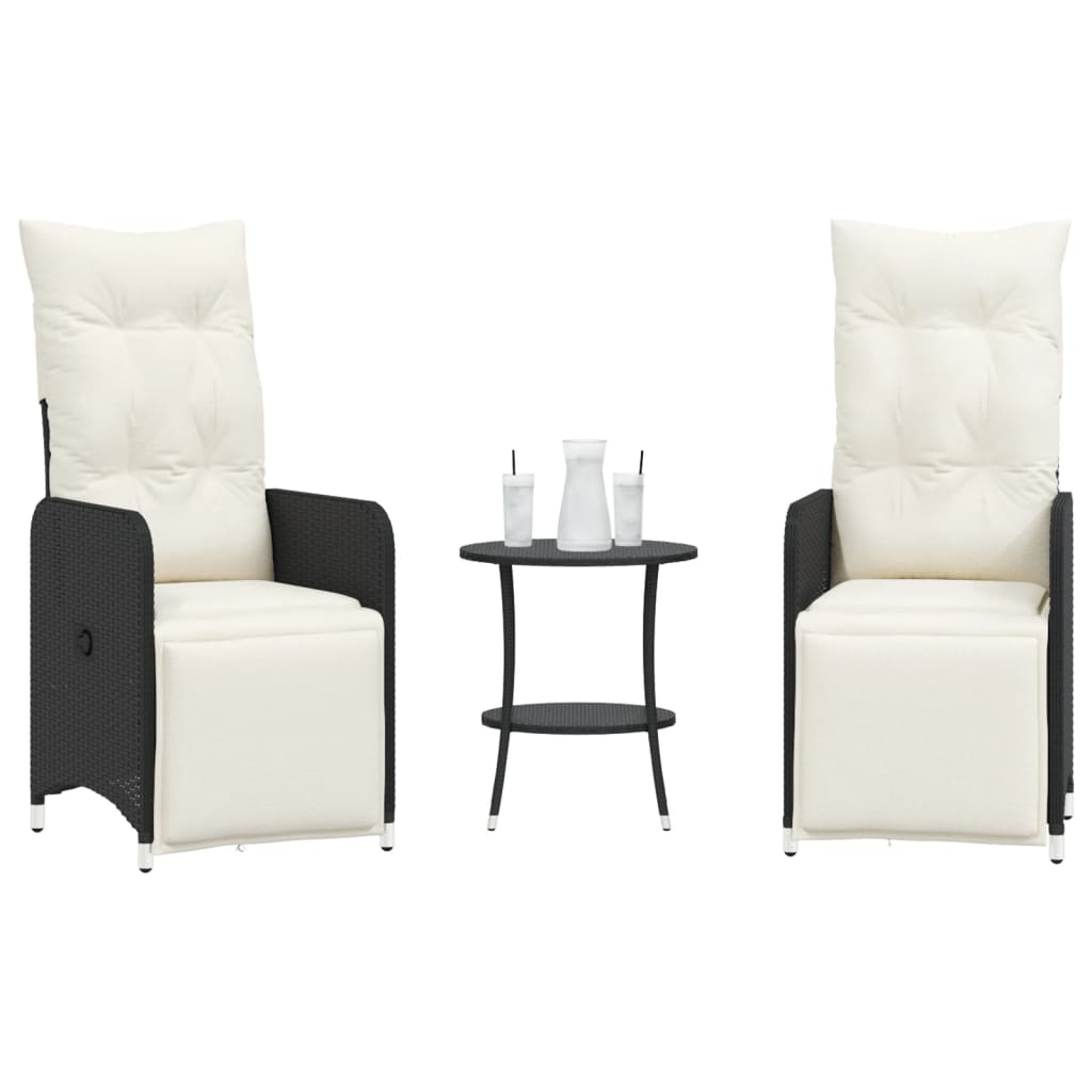 Outdoor-Lehnstühle 2 Stk. Poly-Rattan