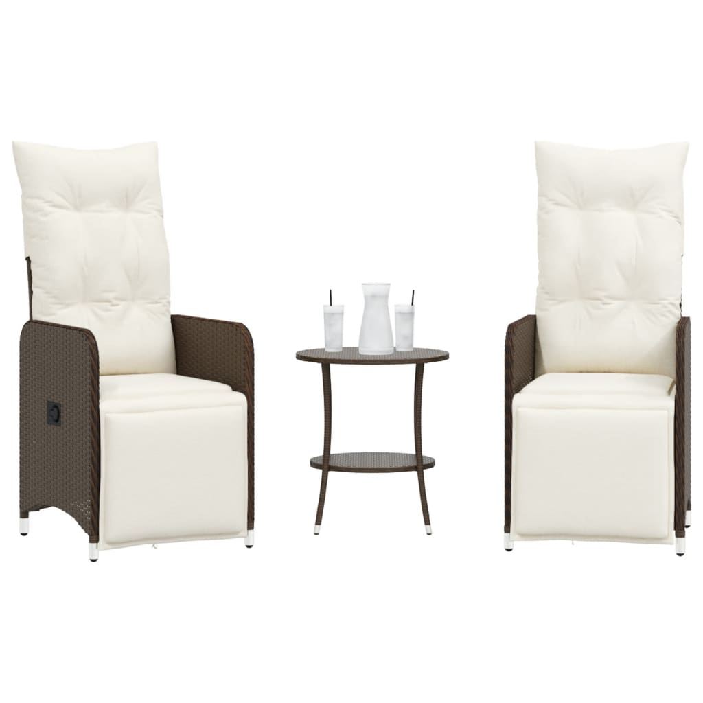 Outdoor-Lehnstühle 2 Stk. Poly-Rattan