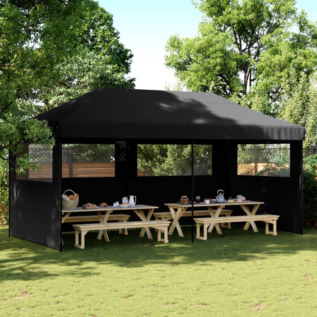 Partyzelt Faltbar Pop-Up Mit 4 Seitenteilen