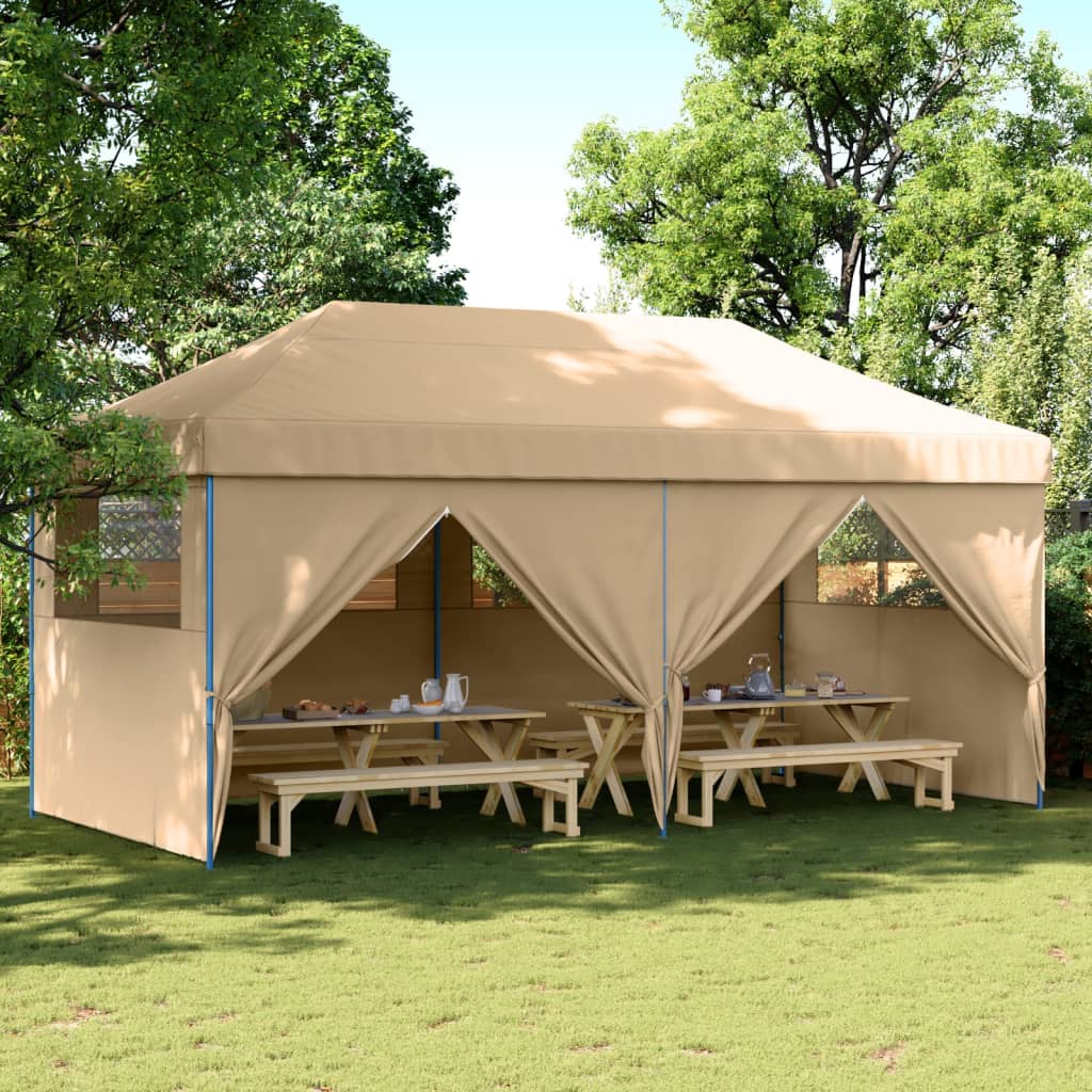 Partyzelt Faltbar Pop-Up Mit 4 Seitenteilen