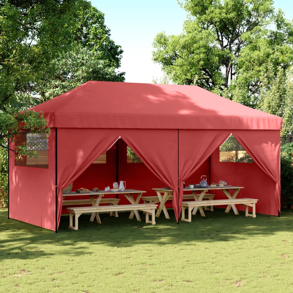 Partyzelt Faltbar Pop-Up Mit 4 Seitenteilen