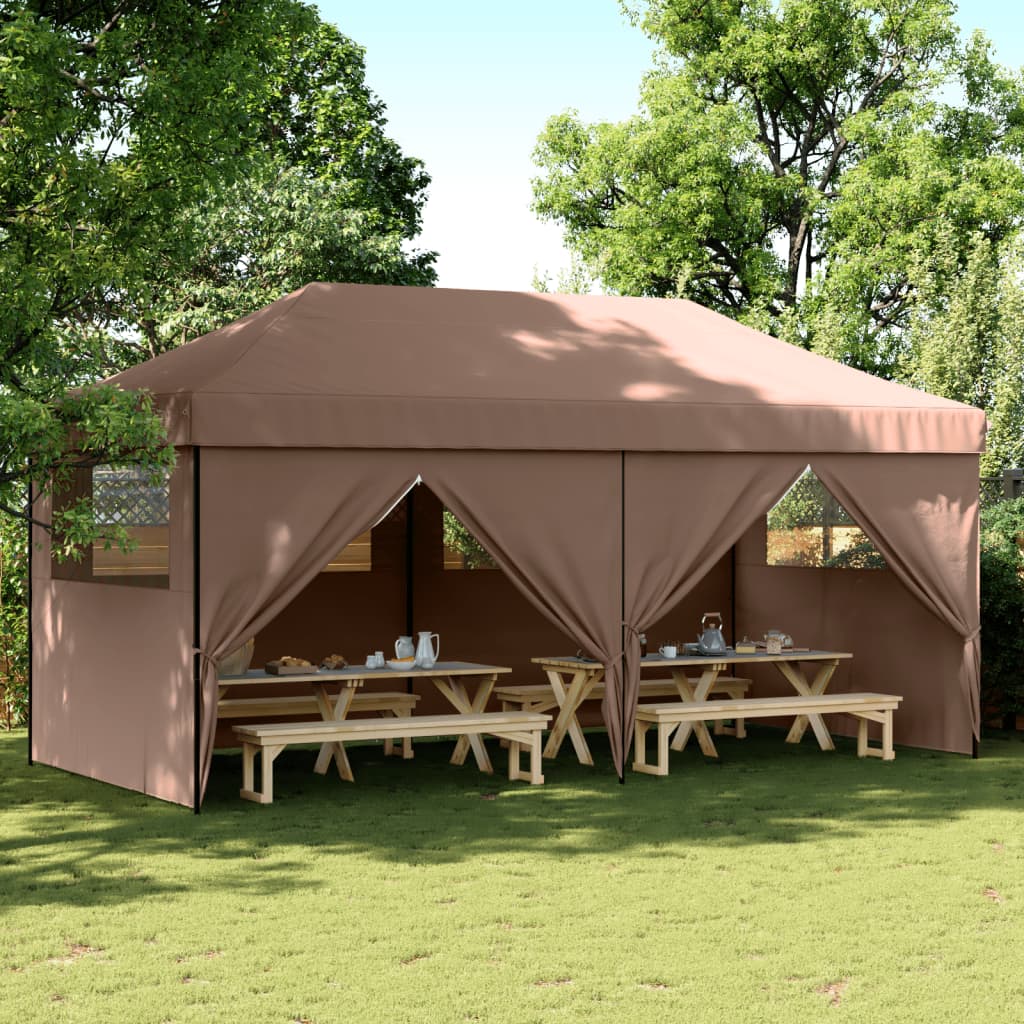 Partyzelt Faltbar Pop-Up Mit 4 Seitenteilen