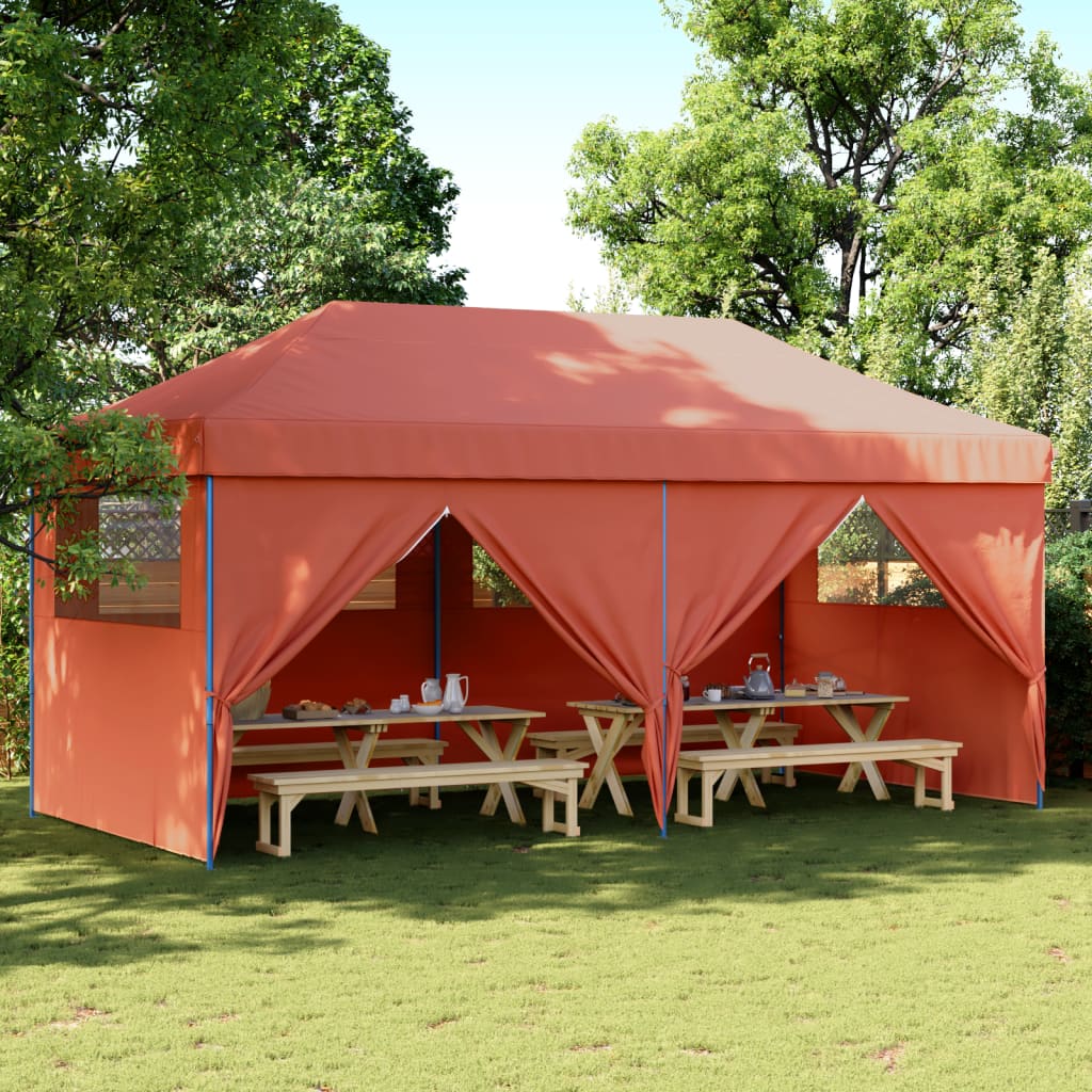 Partyzelt Faltbar Pop-Up Mit 4 Seitenteilen