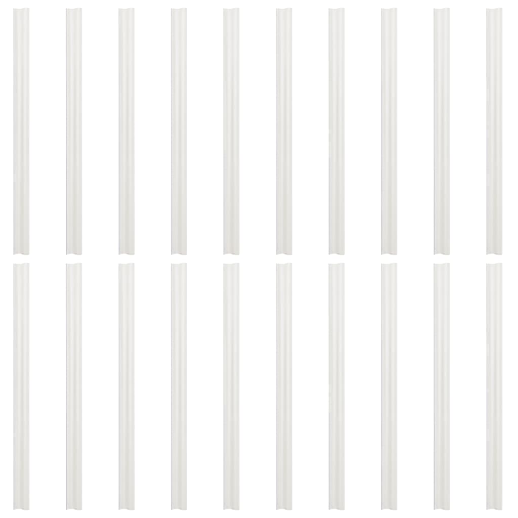 Sichtschutzstreifen 10 Stk. 252,5X19 Cm Pvc