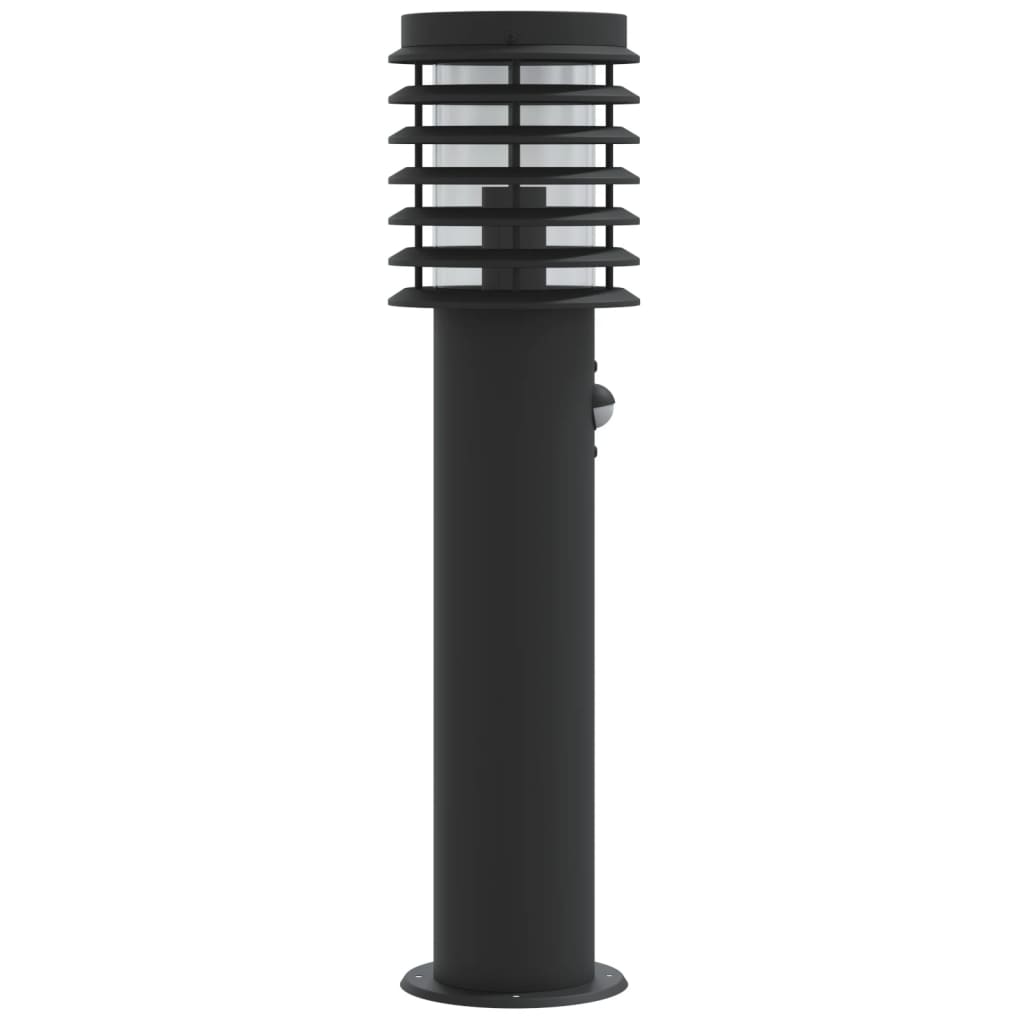Wegeleuchten Mit Bewegungsmelder 3 Stk. 60 Cm Edelstahl Schwarz