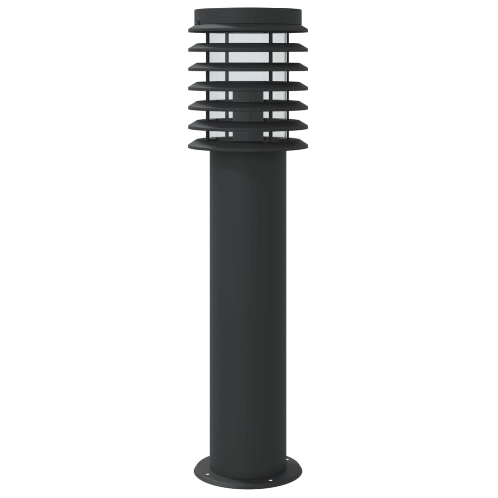 Wegeleuchten Mit Bewegungsmelder 3 Stk. 60 Cm Edelstahl Schwarz