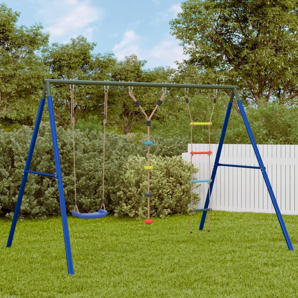 Schaukel-Set Mit Schaukelsitz Kletterschaukel Und Nestschaukel