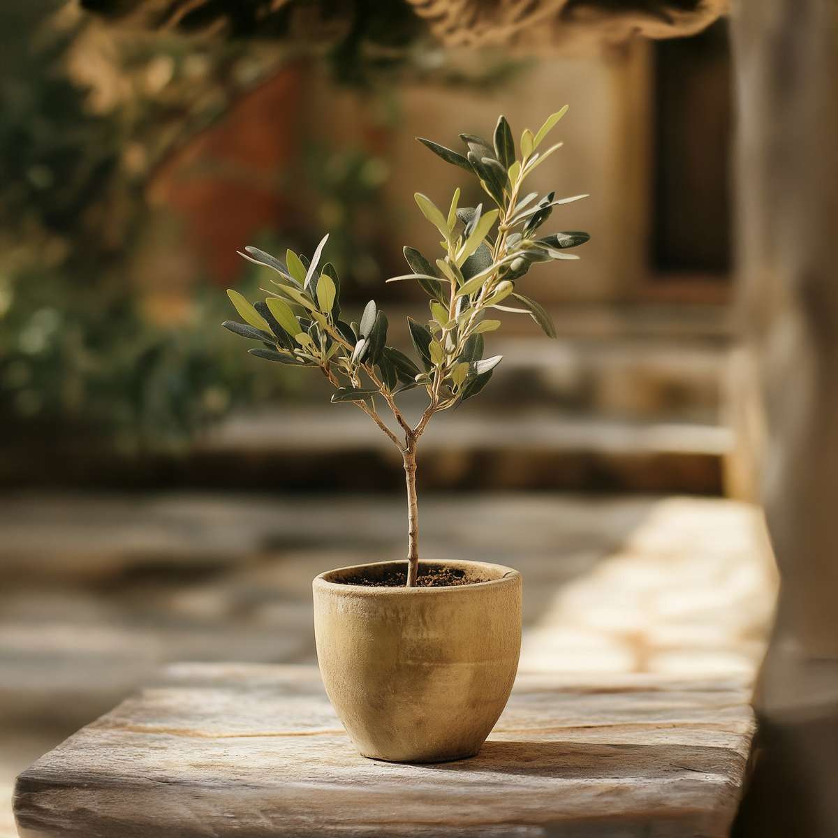 Florastore Olivenbaum - 2 Stk - Olea Europaea - Höhe 25-40Cm - ⌀9Cm