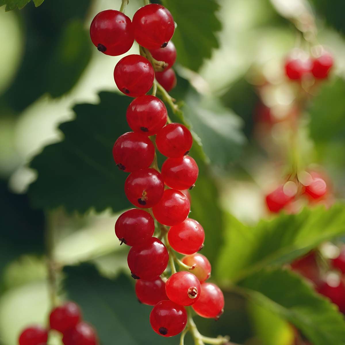 Florastore Rote Johannisbeere - 4 Stk - Ribes Rubrum 'J. Van Tets' - Höhe 50-60Cm - ⌀15Cm