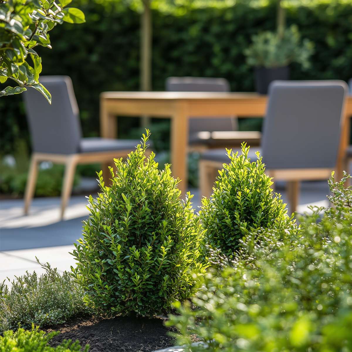 Florastore Japanische Stechpalme - 2 Stk - Ilex Crenata 'Jenny' - Höhe 55-65Cm - ⌀21Cm