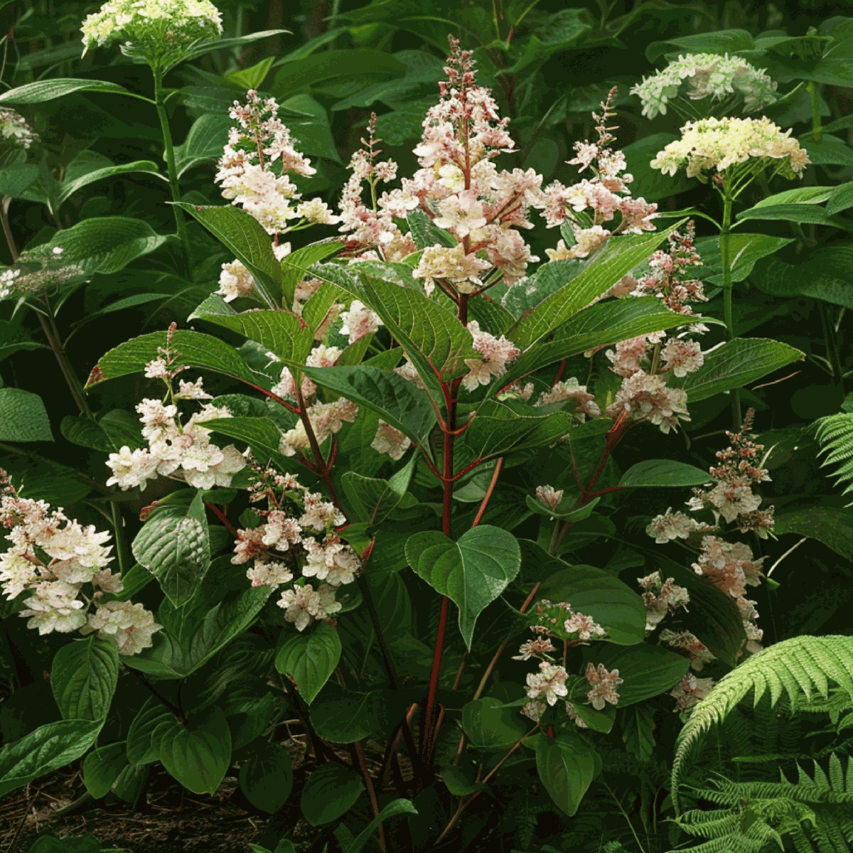 Florastore Hortensie - 2 Stk - Hydrangea Paniculata 'Early Harry' - Höhe 25-40Cm - ⌀19Cm