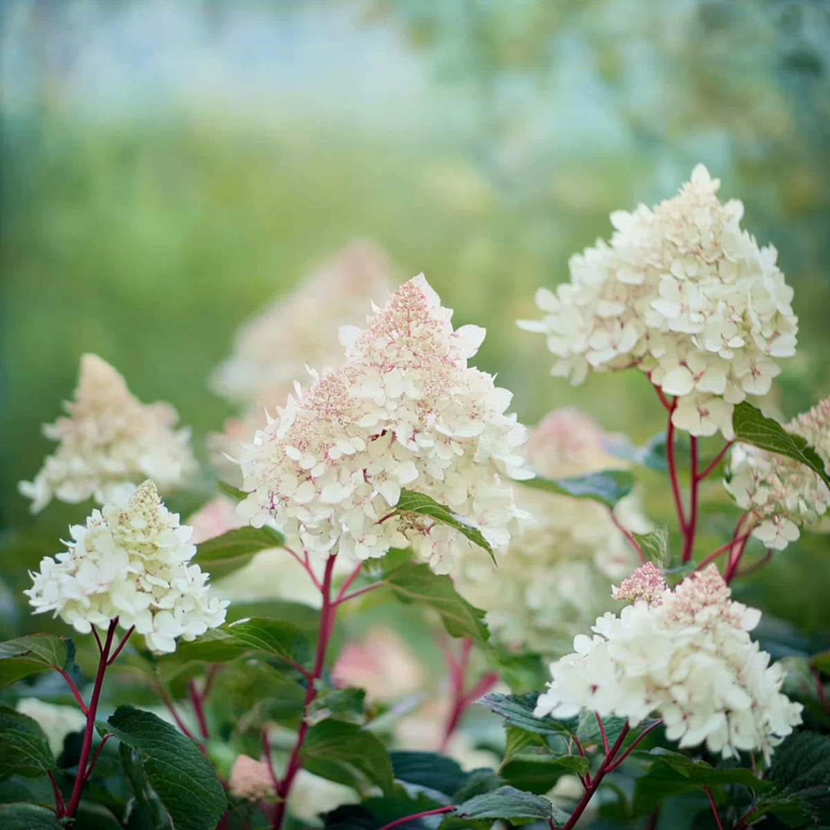 Florastore Hortensie - Hydrangea Paniculata 'Early Harry' - Höhe 25-40Cm - ⌀19Cm