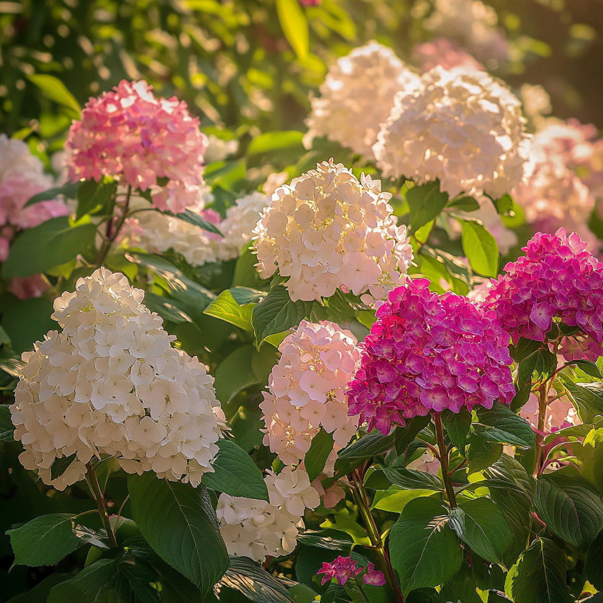Florastore Hortensie - 6 Stk - Hortensia Paniculata - Höhe 25-35Cm - ⌀9Cm