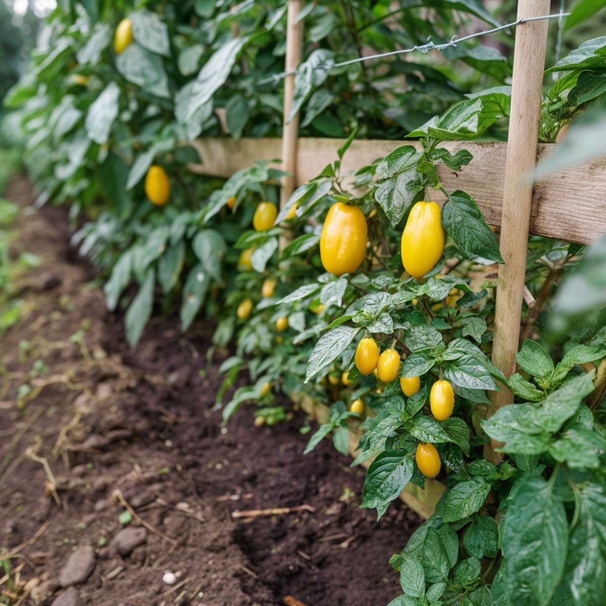 Florastore Melonenbirne - 6 Stk - Solanum Muricatum 'Pepino Gold' - Höhe 25-40Cm - ⌀9Cm