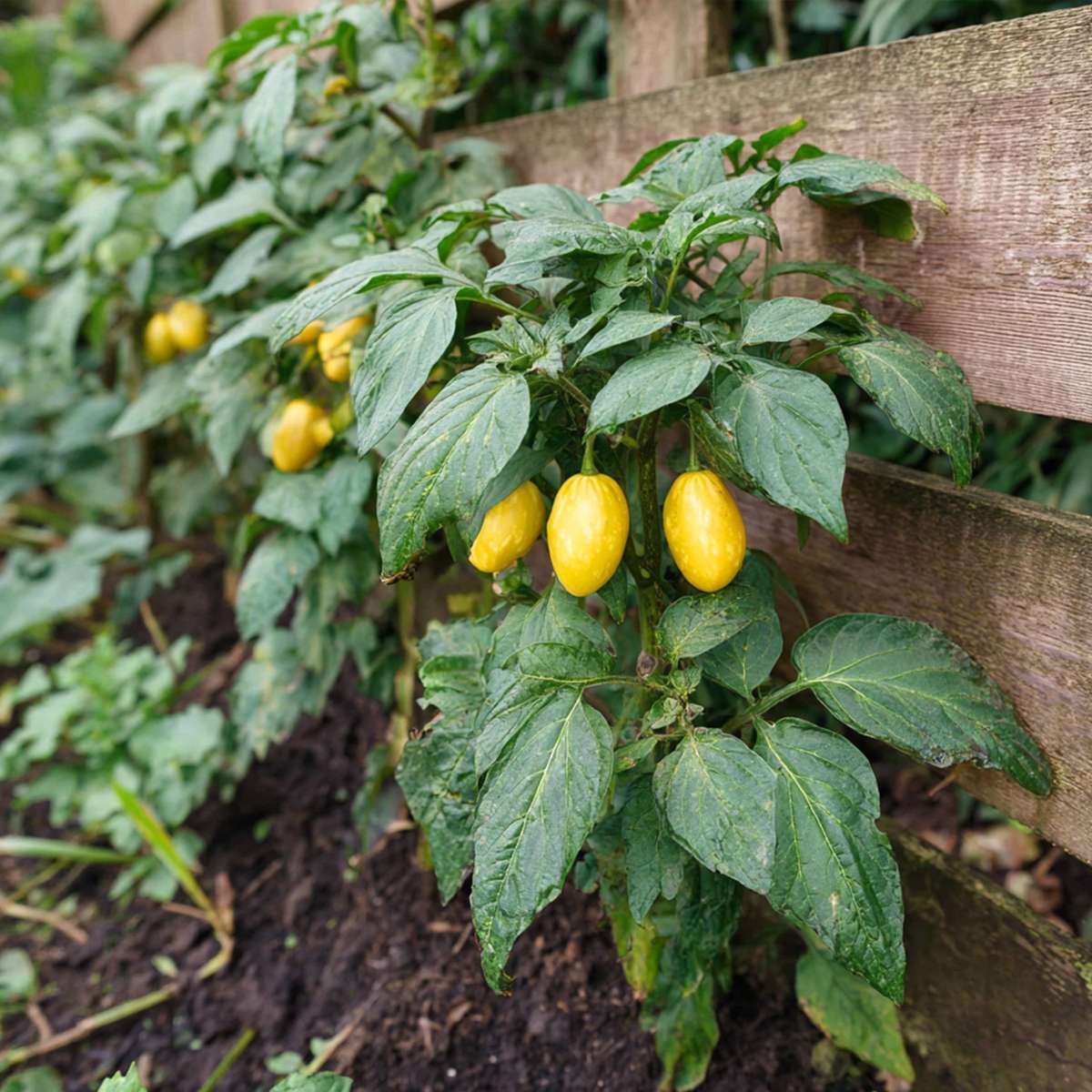 Florastore Melonenbirne - 3 Stk - Solanum Muricatum 'Pepino Gold' - Höhe 25-40Cm - ⌀9Cm