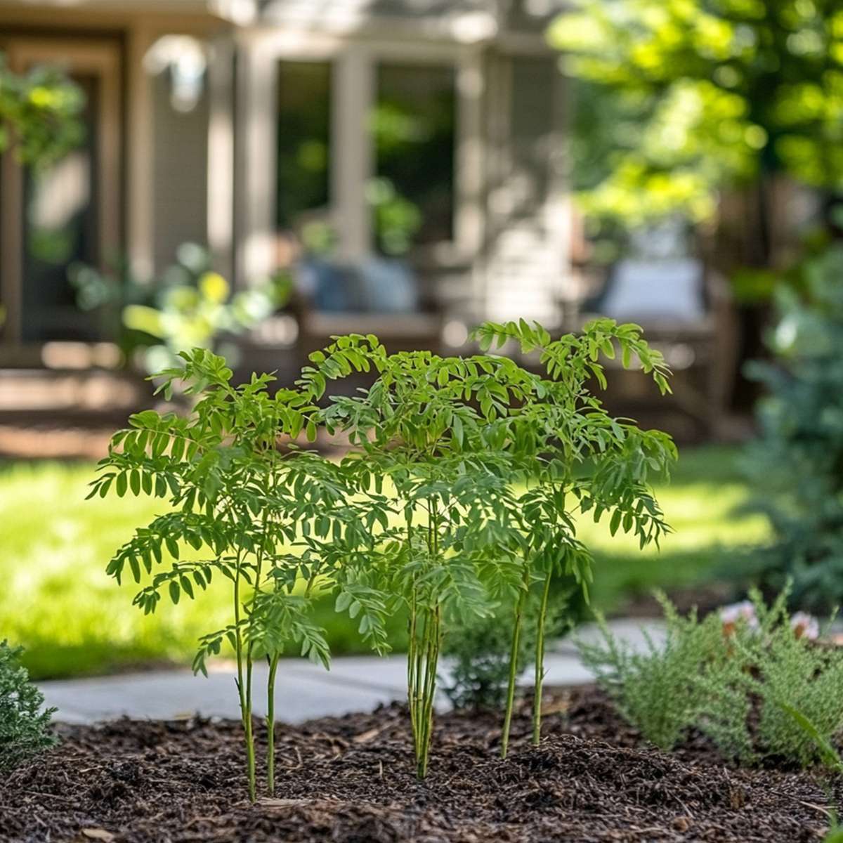 Florastore Mimosenstrauch - 6 Stk - Mimosa Dealbata - Höhe 25-40Cm - ⌀9Cm