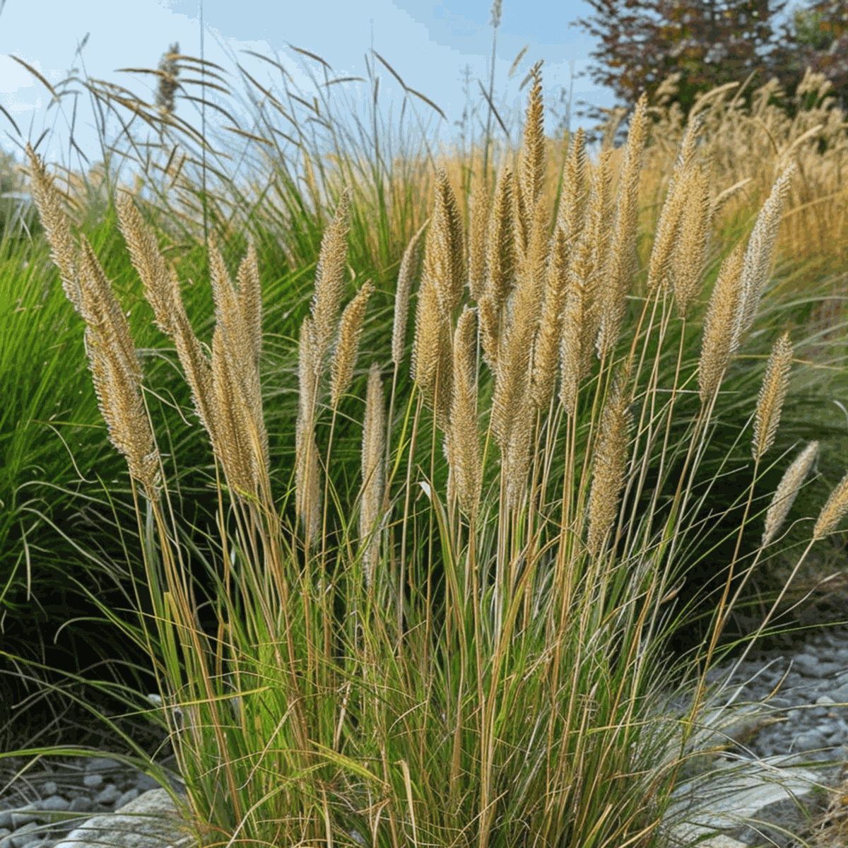 Florastore Reitgras - Calamagrostis Acutiflora 'Overdam' - Höhe 20-30Cm - ⌀23Cm