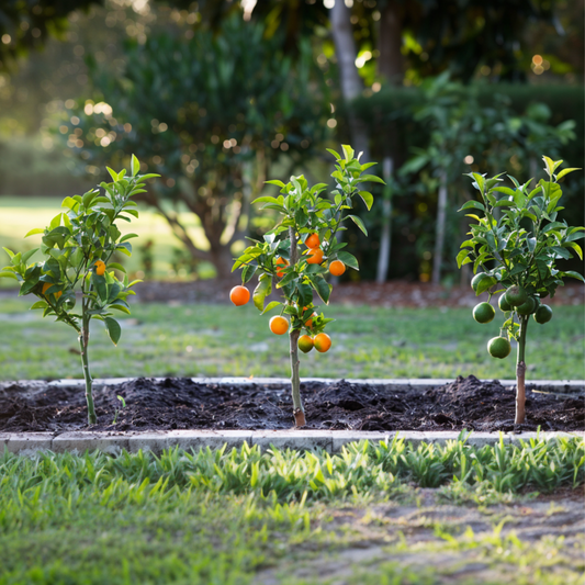 Florastore Zitruspflanzenmischung - 6 Stk - Citrus Limon - Höhe 25-40Cm - ⌀9Cm