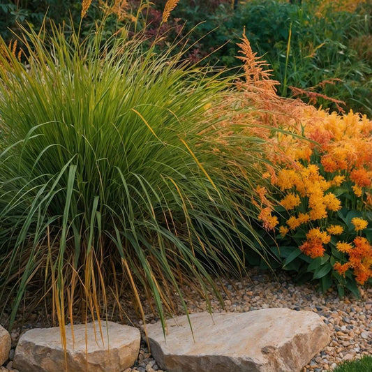 Florastore Lampenputzergras - 2 Stk - Pennisetum 'Hameln' - Höhe 20-30Cm - ⌀23Cm