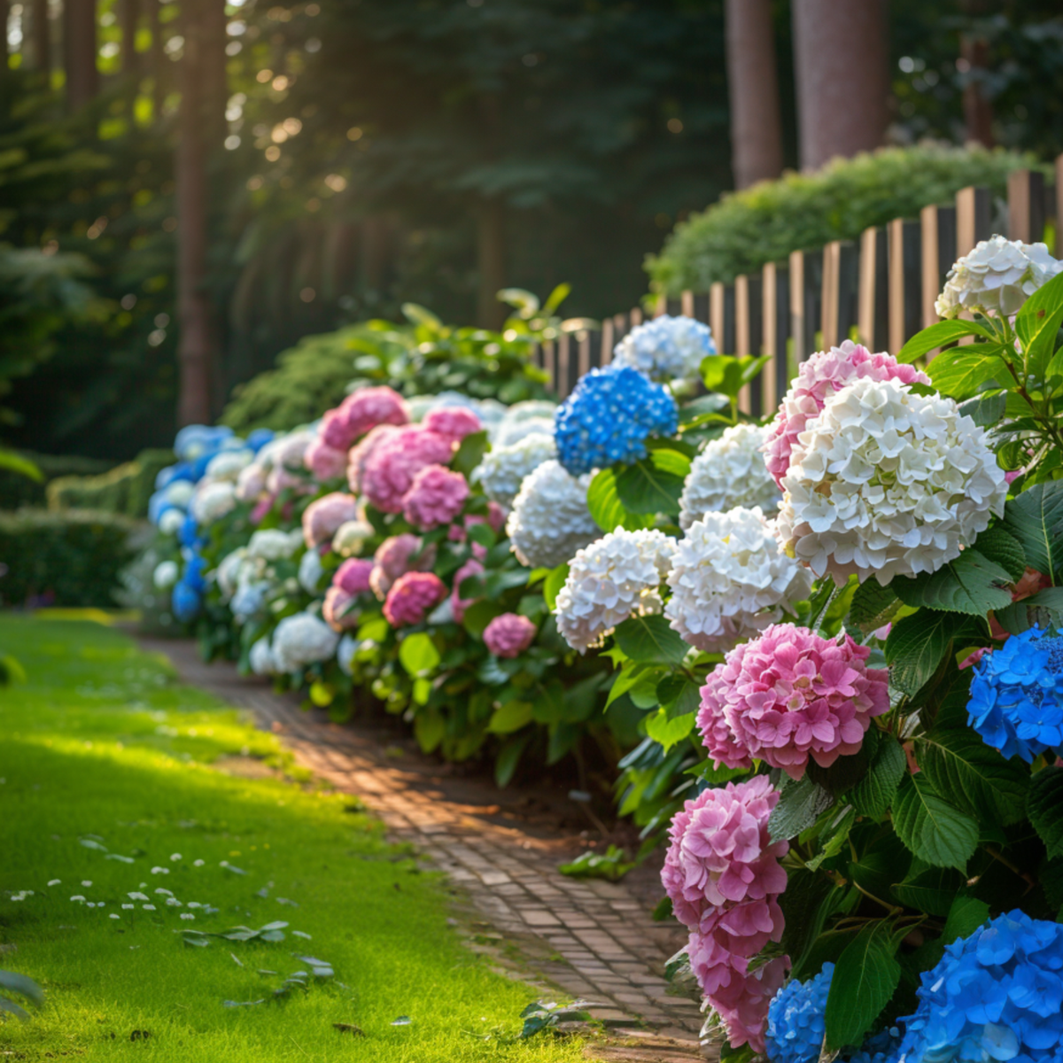 Florastore Hortensie - 3 Stk - Hydrangea Macrophylla - Höhe 25-40Cm - ⌀9Cm