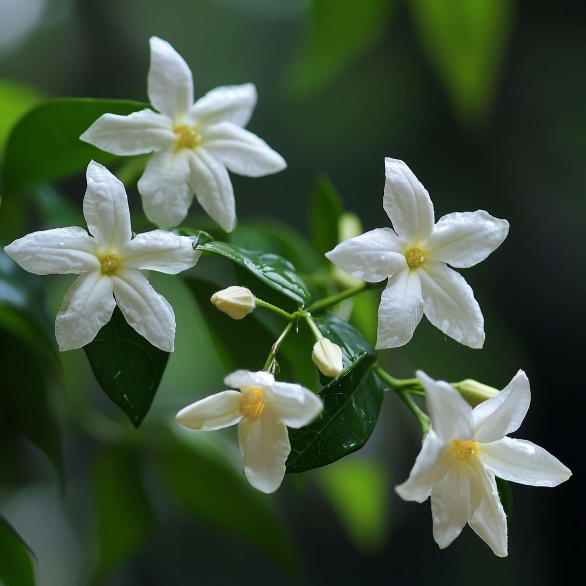 Florastore Jasmin - 3 Stk - Jasminum 'Officinale' - Höhe 25-40Cm - ⌀9Cm