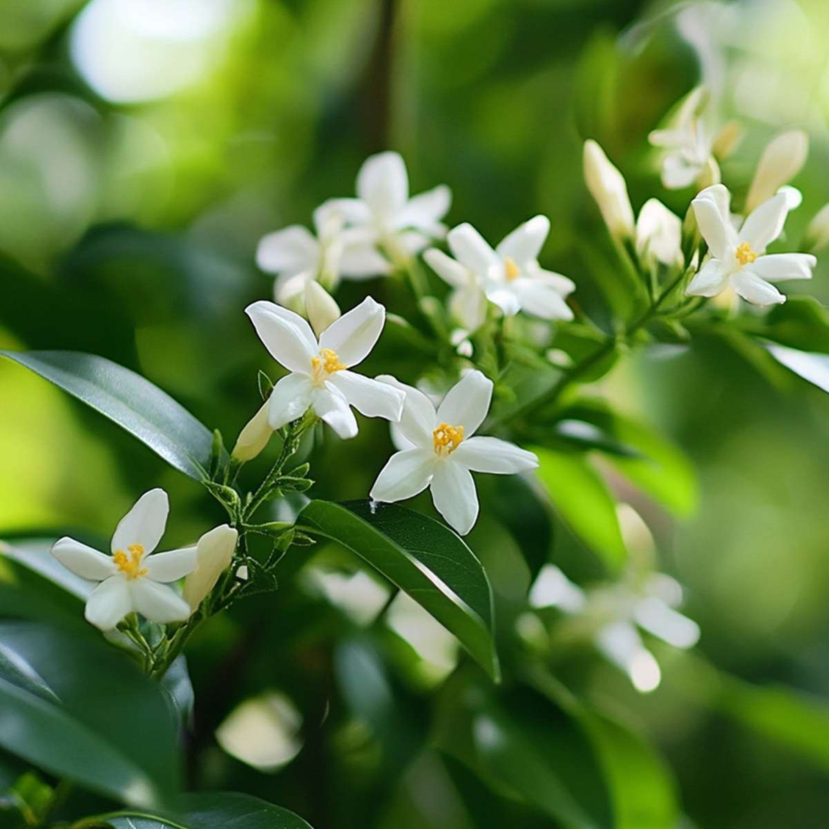 Florastore Jasmin - 3 Stk - Jasminum 'Officinale' - Höhe 25-40Cm - ⌀9Cm