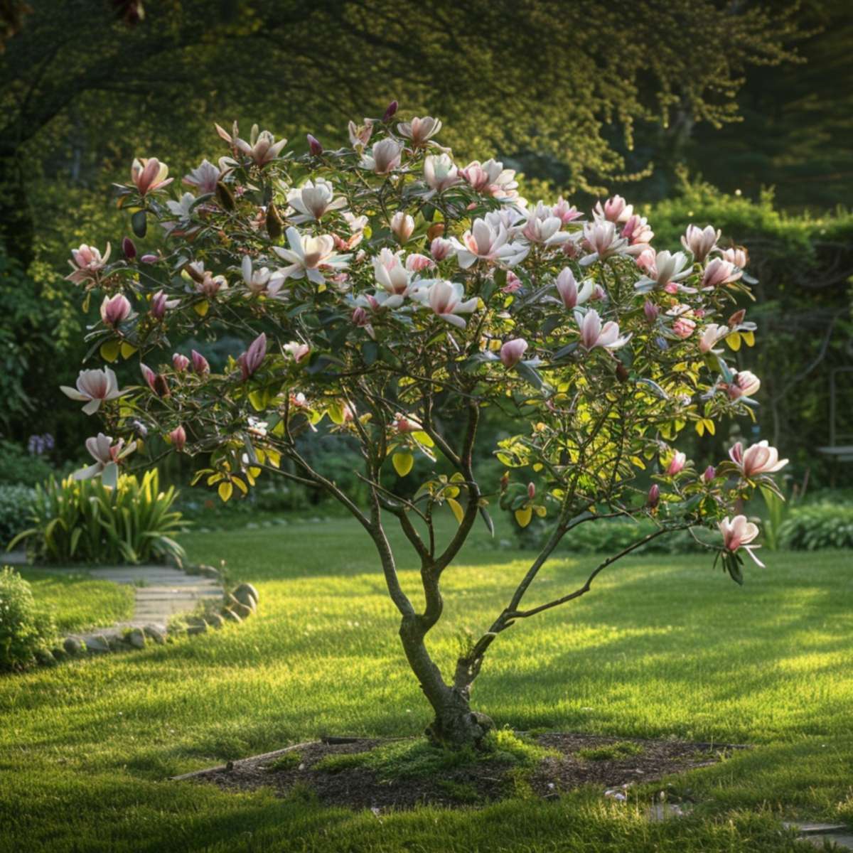 Florastore Magnolie - 3 Stk - Magnolia - Höhe 25-40Cm - ⌀9Cm