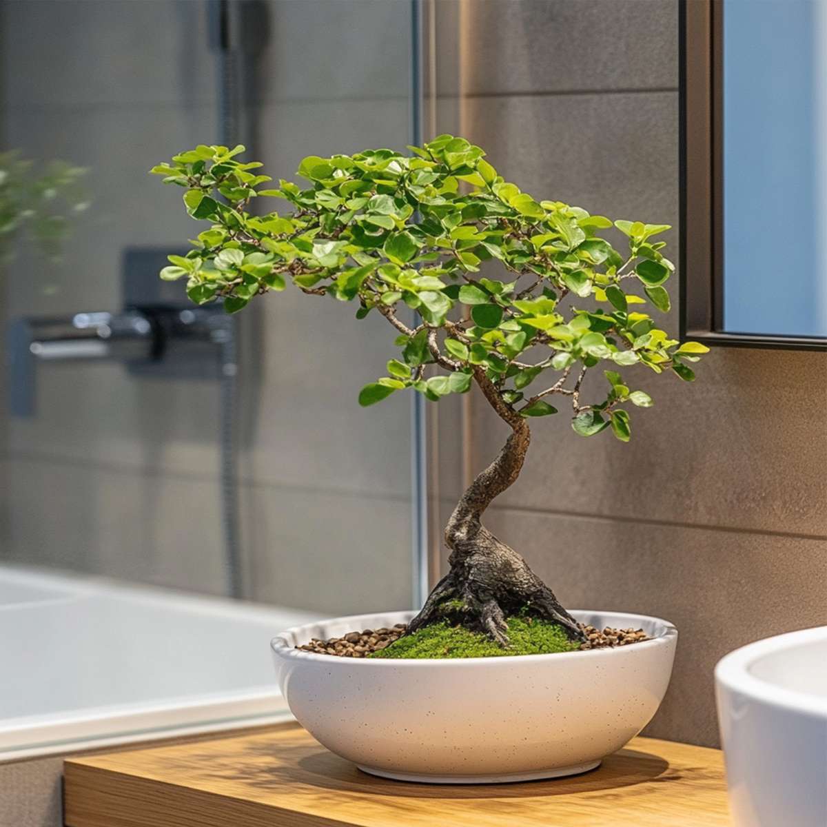 Florastore Bonsaibaume - Zelkova Serrata - Höhe 20-25Cm - ⌀15Cm