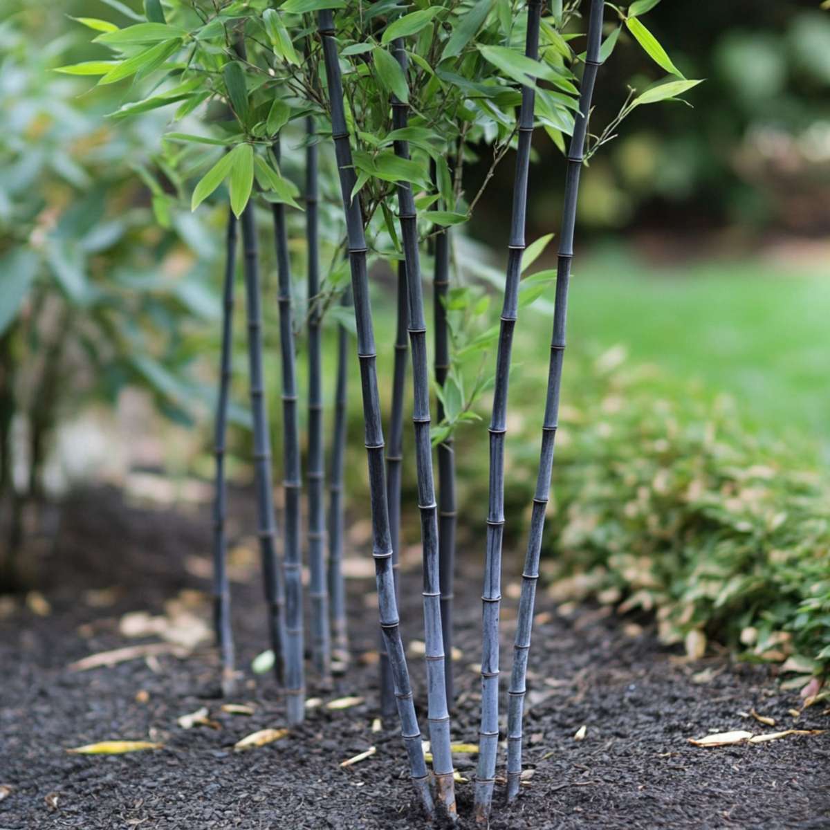 Florastore Bambus - 2 Stk - Fargesia Papyrifera 'Blue Dragon' - Höhe 30-40Cm - ⌀13Cm