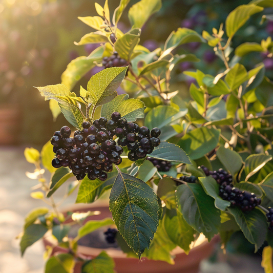 Florastore Schwarze Johannisbeere - 3Er-Set - Ribes Nigrum - Höhe 25-40Cm - ⌀9Cm