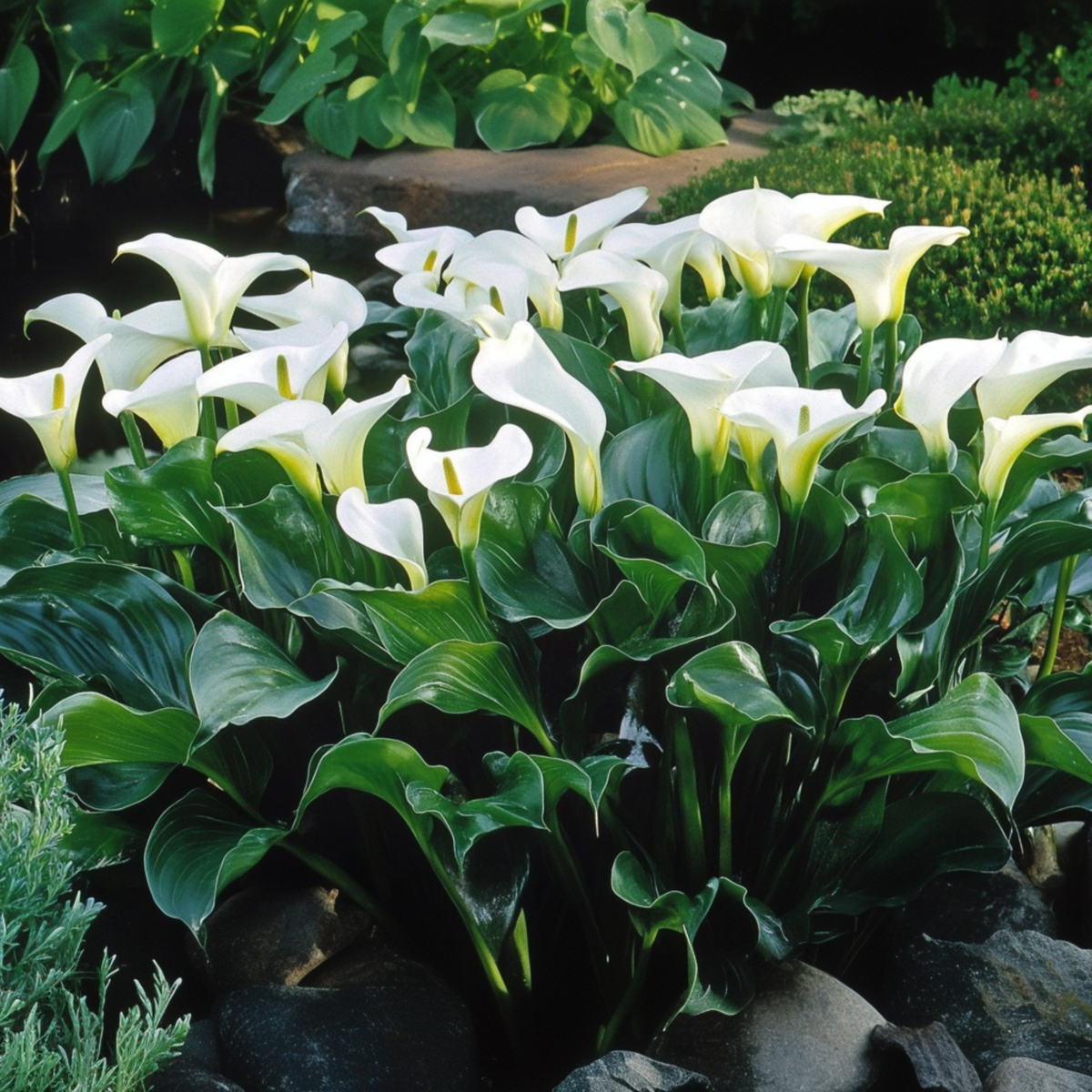 Florastore Calla 'Ruby' - Zantedeschia - Weiß - Höhe 30-40Cm - ⌀12Cm