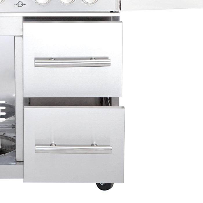 ALLGRILL Schubladen-System re. für Modular CHEF XL -Edelst.-