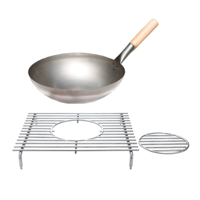 Edelstahl Geschirreinsatz (mit Loch) für Seitenkochfeld/-brenner für Allrounder Modular M/L, CHEF S/M/L/XL