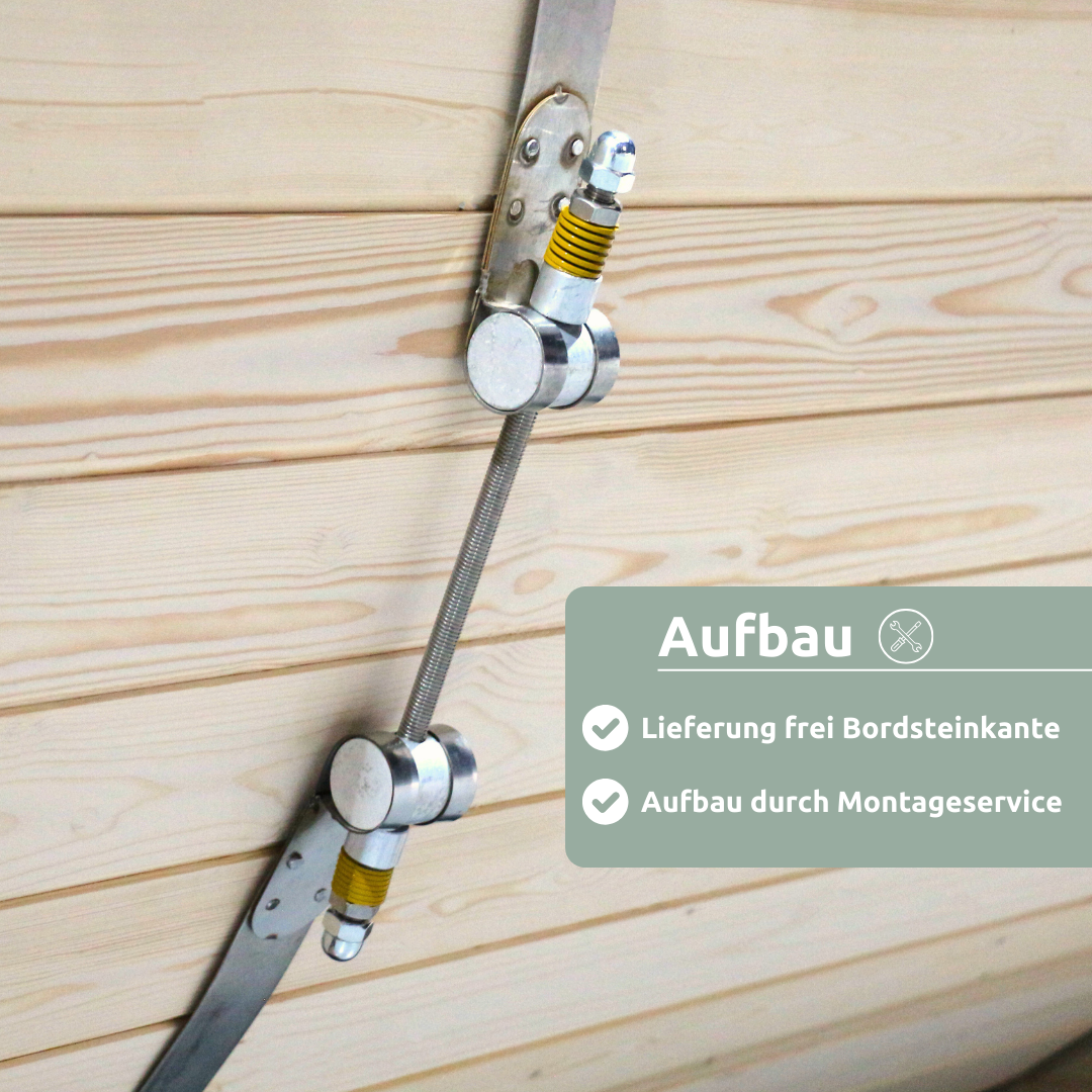 Fasssauna Pini wood Outdoor Sauna inkl. Ofen 2 / 4 Personen