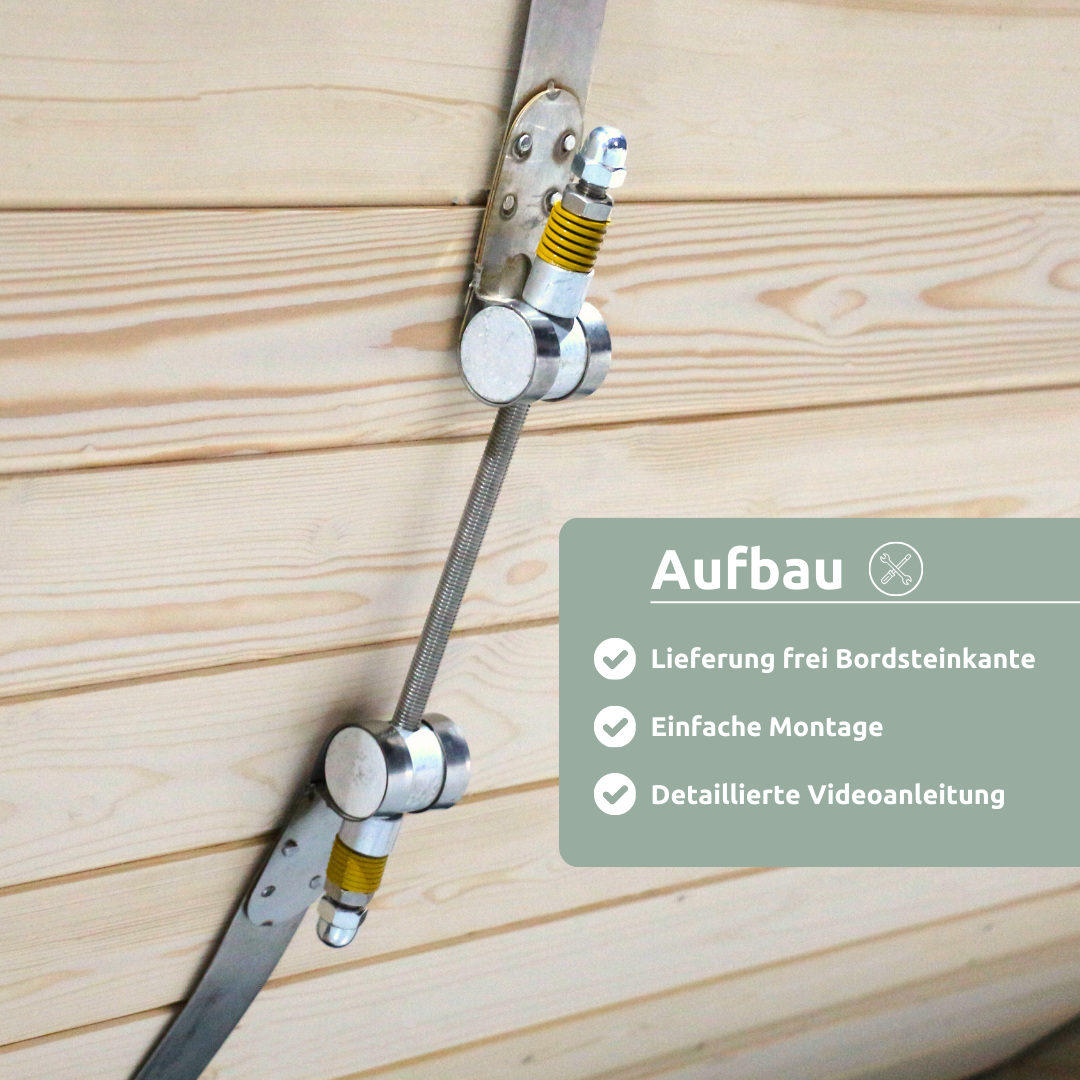 Fasssauna Pini wood Outdoor Sauna inkl. Ofen 2 / 4 Personen