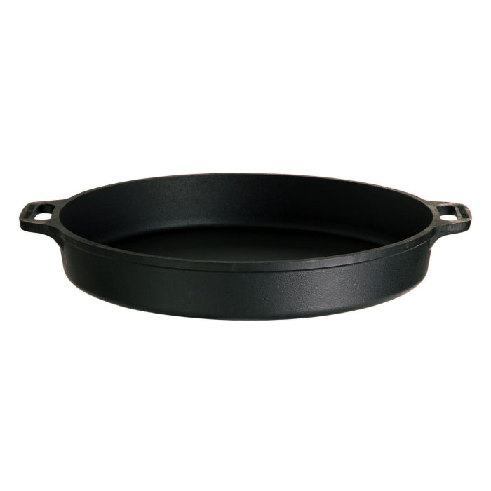 Hockerkocher-Set (klein) mit Gusseisenpfanne Ø 40 cm - ohne Zündsicherung