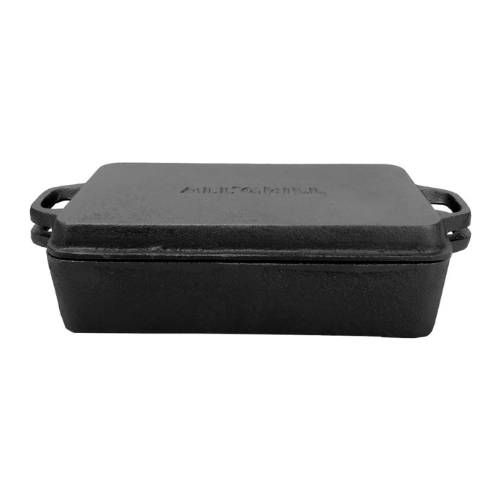 Kombi 2in1 Casserole aus Gusseisen 28x17x6 cm + Deckel 28x17x3 cm