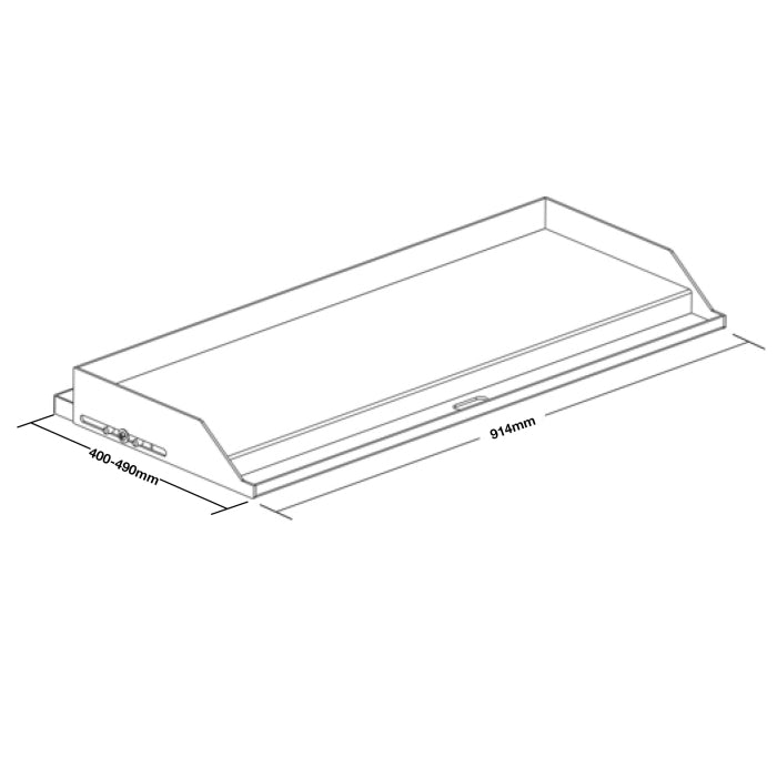 ALLGRILL Plancha - Modul Größe XL