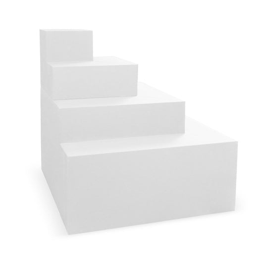 Ecktreppe Smart 118x118x128 cm (lxbxh) | 4-stufig