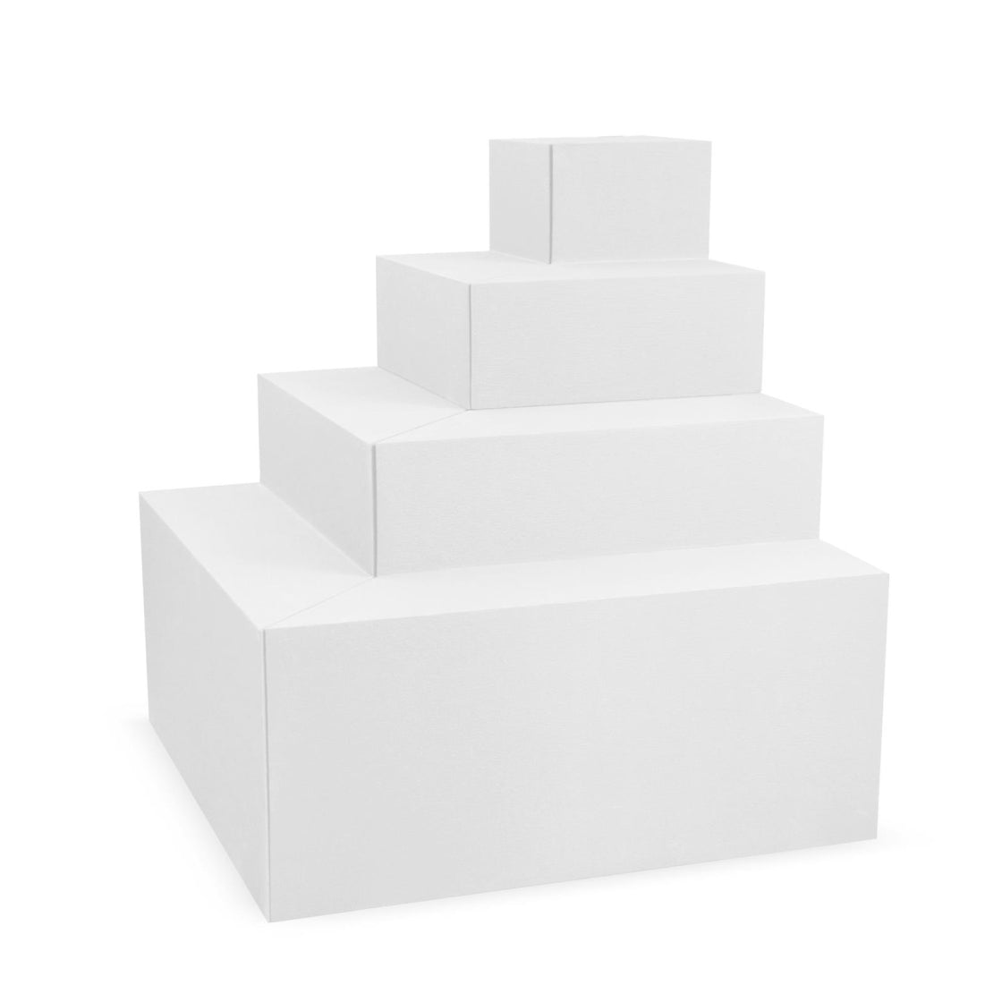 Ecktreppe Smart 118x118x128 cm (lxbxh) | 4-stufig