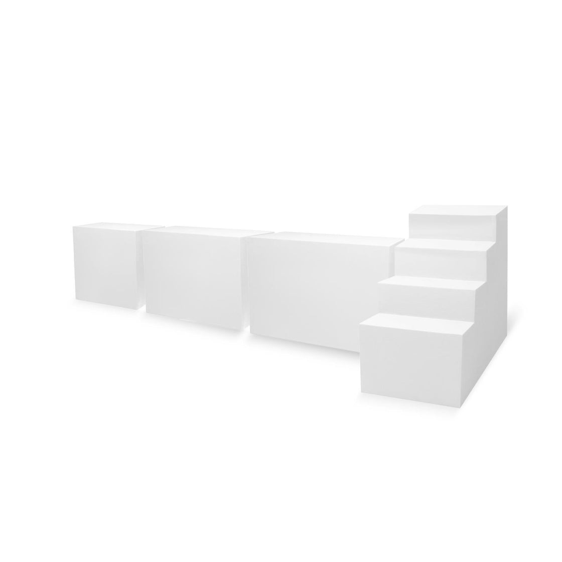 TrendStone Ecktreppe Variofit 118 x 58 x 130 cm (L x B x H) | 4-stufig