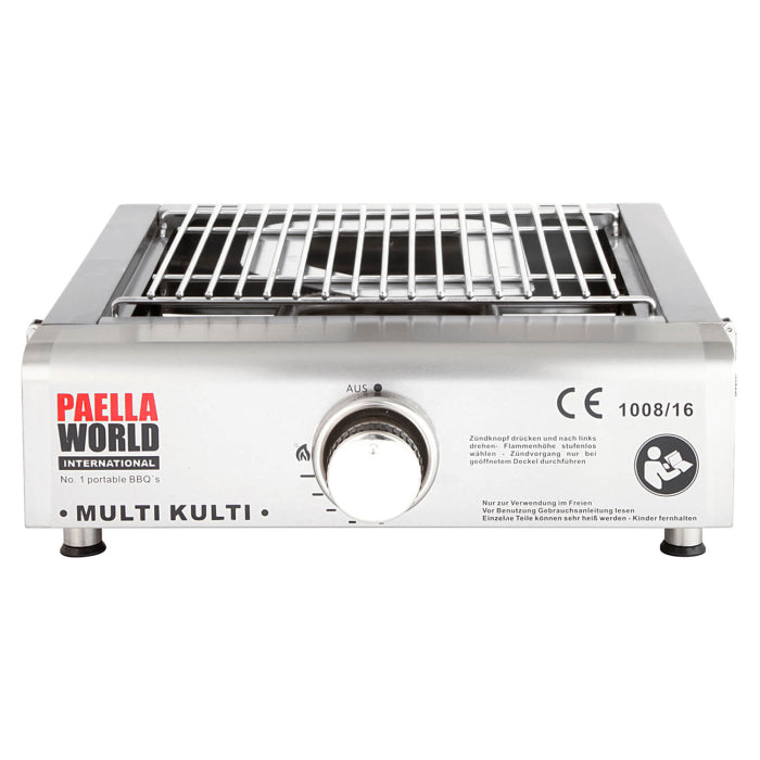 MULTI-KULTI ®, der multifunktionale Gasgrill -MIT ZÜNDSICHERUNG-
