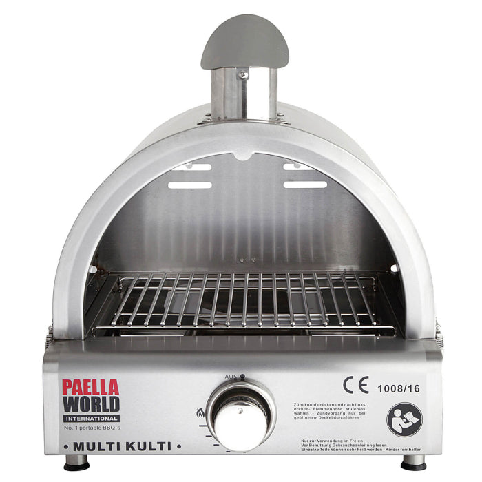 MULTI-KULTI ®, der multifunktionale Gasgrill -MIT ZÜNDSICHERUNG-