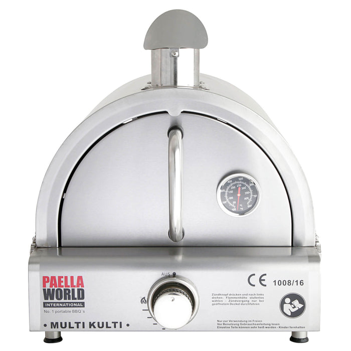 MULTI-KULTI ®, der multifunktionale Gasgrill -MIT ZÜNDSICHERUNG-