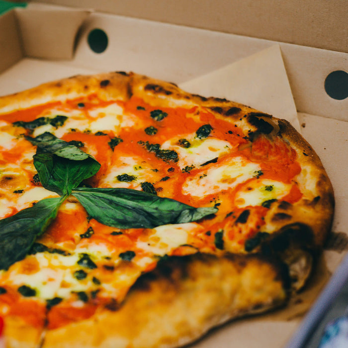 Pizzaschaufel Edelstahl mit Holzgriff