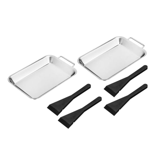 Hi 6-Tlg. Grillzubehör-Set Edelstahl Gelb