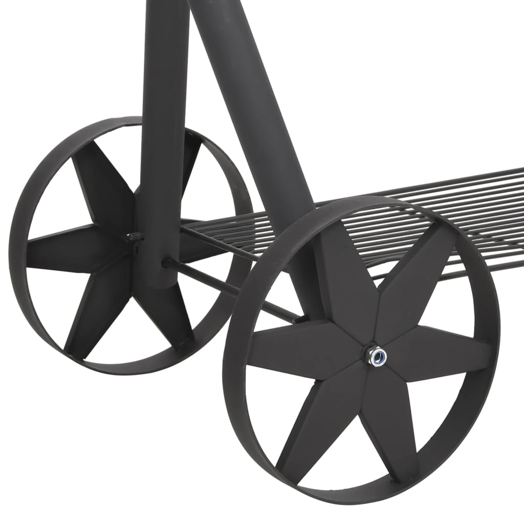 Holzkohle Grill Und Smoker Mit Ablage Schwarz Heavy