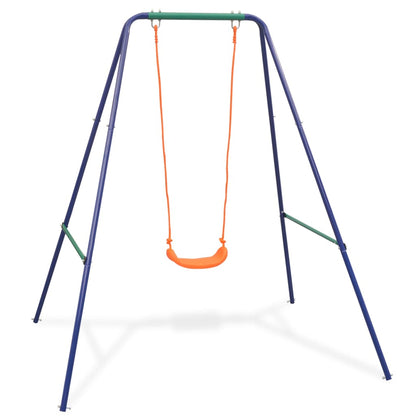 2-In-1 Einzelschaukel Und Babyschaukel Orange