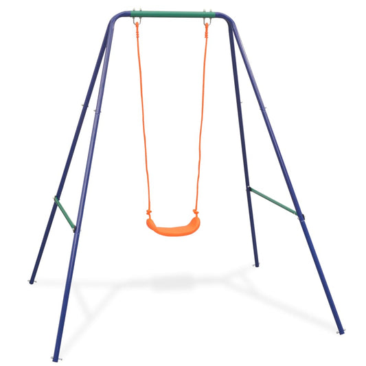 2-In-1 Einzelschaukel Und Babyschaukel Orange