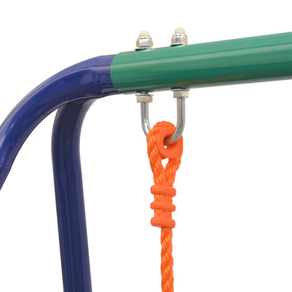 2-In-1 Einzelschaukel Und Babyschaukel Orange